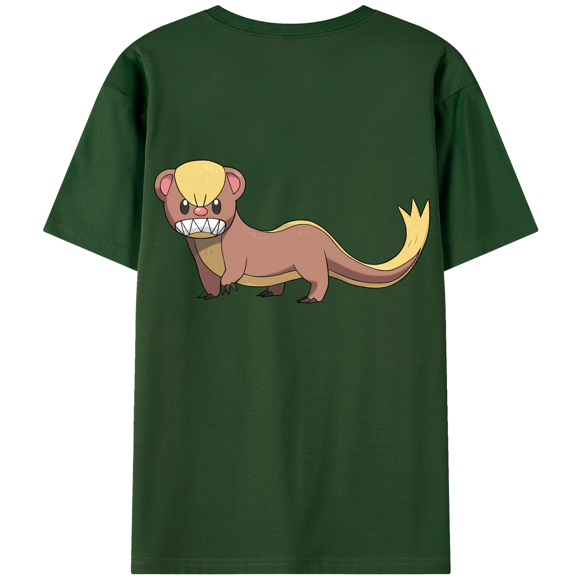 （画像用） ポケットモンスター Pokémon 綿100％半袖Tシャツ（背面プリント）